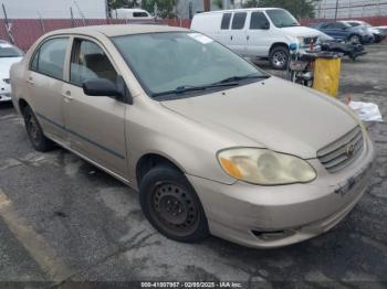  Salvage Toyota Corolla