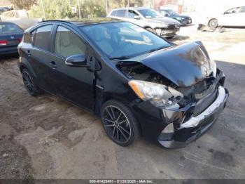  Salvage Toyota Prius c