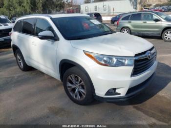  Salvage Toyota Highlander