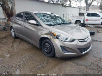  Salvage Hyundai ELANTRA