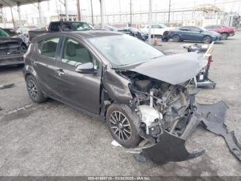  Salvage Toyota Prius c