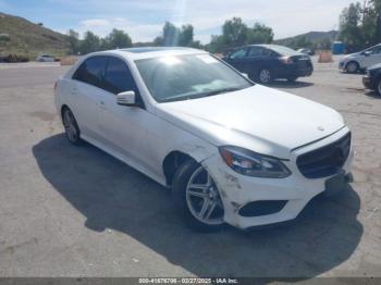  Salvage Mercedes-Benz E-Class