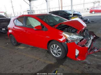  Salvage Toyota Prius c