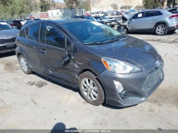  Salvage Toyota Prius c