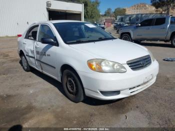  Salvage Toyota Corolla