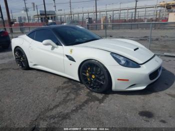  Salvage Ferrari California