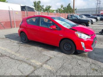  Salvage Toyota Prius c