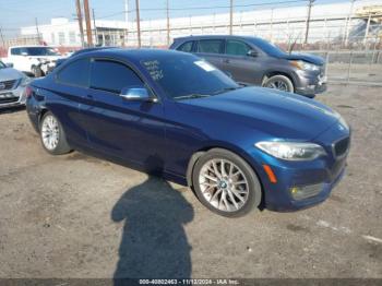  Salvage BMW 2 Series