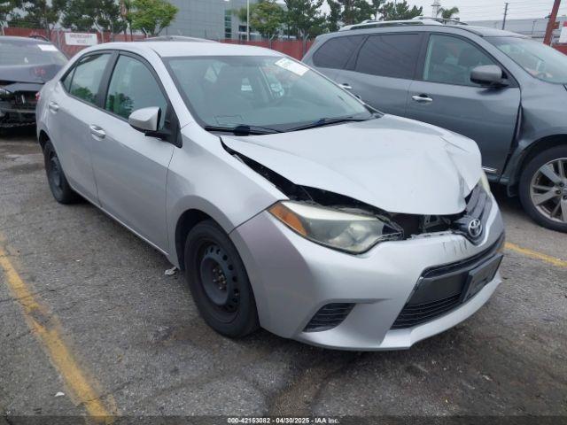  Salvage Toyota Corolla