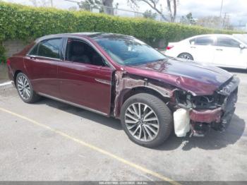  Salvage Lincoln Continental