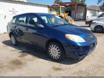  Salvage Toyota Matrix