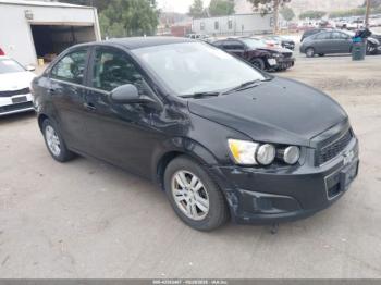 Salvage Chevrolet Sonic