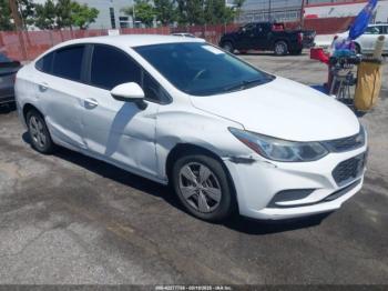  Salvage Chevrolet Cruze