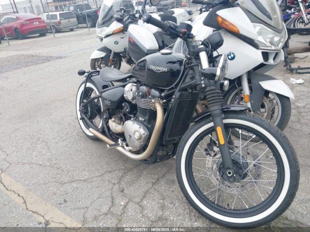  Salvage Triumph Motorcycle Bonneville