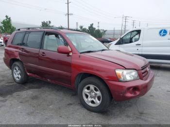  Salvage Toyota Highlander
