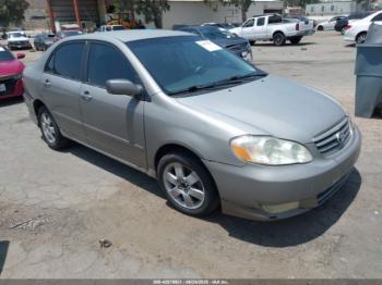  Salvage Toyota Corolla