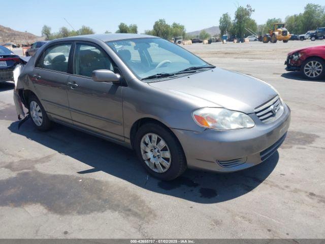  Salvage Toyota Corolla