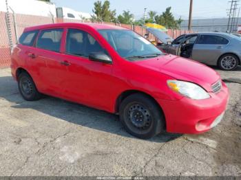  Salvage Toyota Matrix