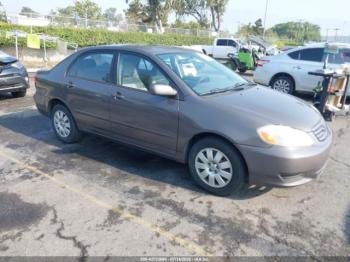  Salvage Toyota Corolla