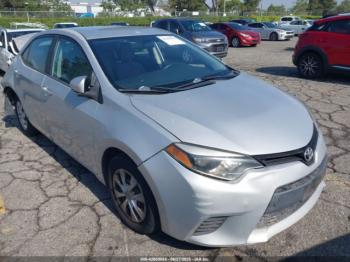  Salvage Toyota Corolla