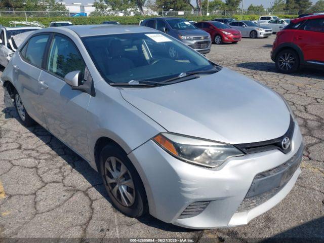  Salvage Toyota Corolla