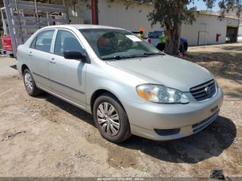  Salvage Toyota Corolla