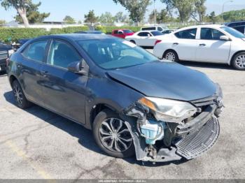  Salvage Toyota Corolla