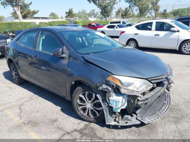  Salvage Toyota Corolla