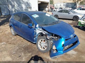  Salvage Toyota Prius c