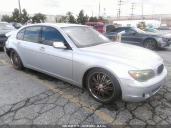  Salvage BMW 7 Series