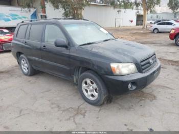  Salvage Toyota Highlander