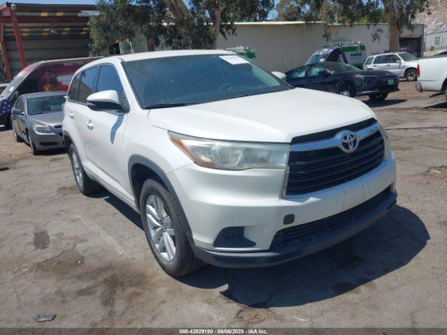  Salvage Toyota Highlander