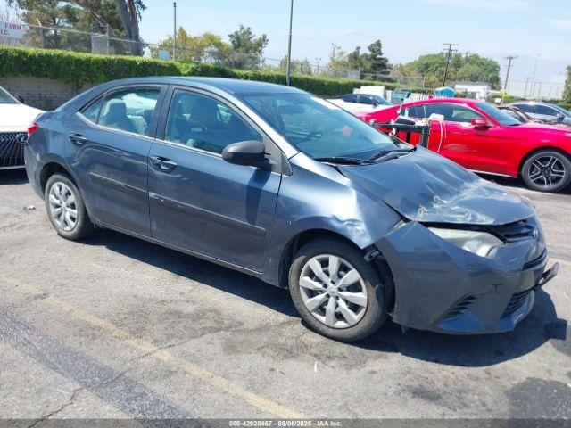  Salvage Toyota Corolla