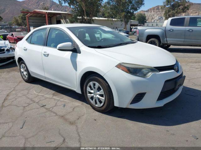  Salvage Toyota Corolla