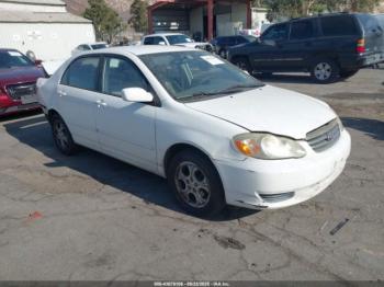 Salvage Toyota Corolla