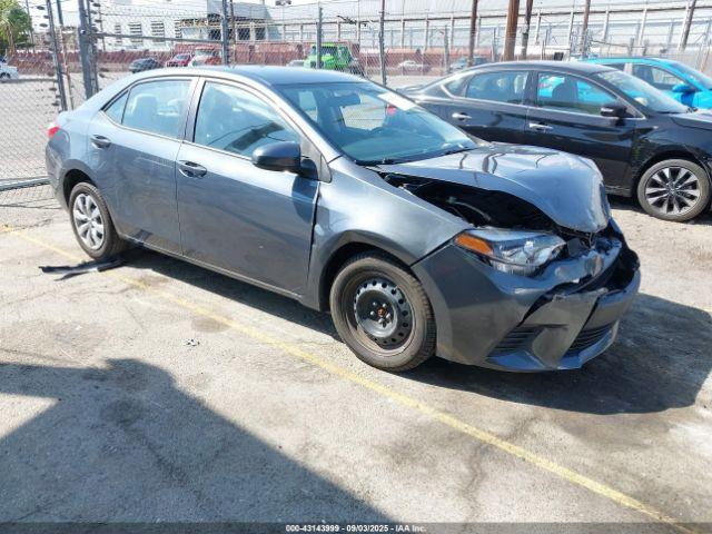  Salvage Toyota Corolla