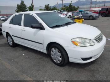  Salvage Toyota Corolla