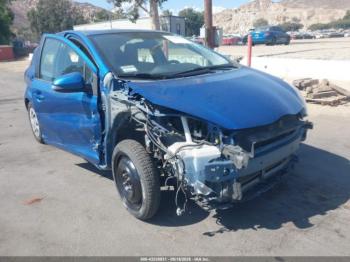  Salvage Toyota Prius c