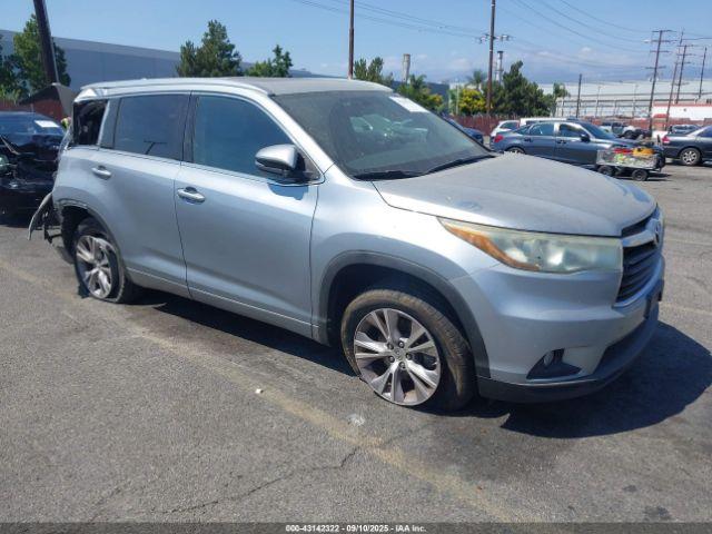  Salvage Toyota Highlander