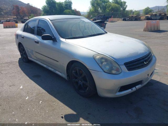  Salvage INFINITI G35