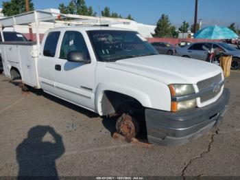  Salvage Chevrolet Silverado 2500