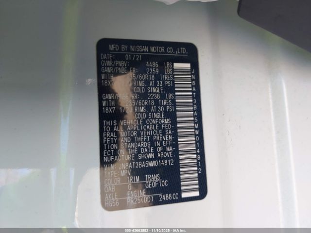 Nissan Rogue Sv Fwd Image 12