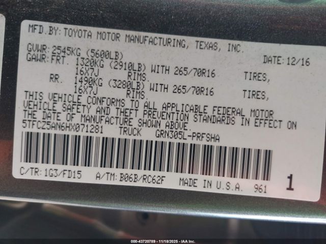 Toyota Tacoma Trd Off Road Image 6