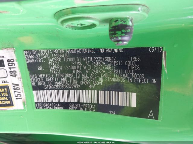 Toyota Sienna Le V6 8 Passenger Image 9