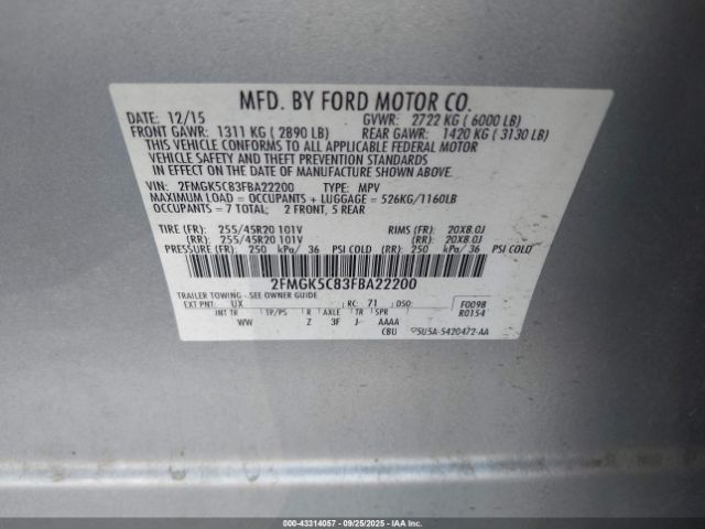 Ford Flex Sel Image 6