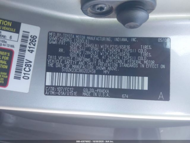 Toyota Sienna Le Image 13