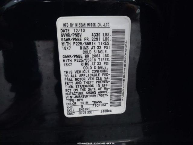 Nissan Rogue S Krom Edition Image 12