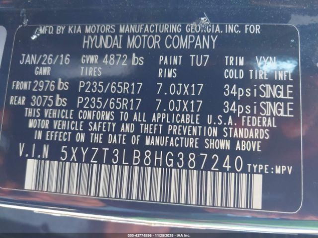 Hyundai SANTA FE 2.4l Image 8