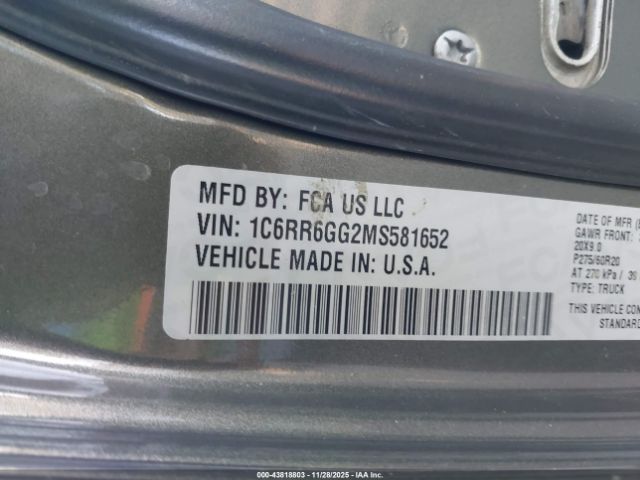 Ram 1500 Warlock  4x2 6'4 Box Image 7