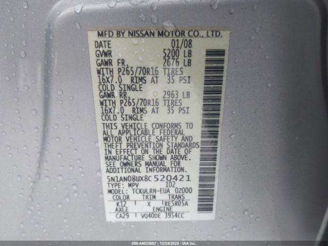 Nissan Xterra S Image 7